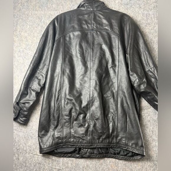Fitz Wright Leather Jacket Womens Size XL Black 100% Leather *see description* - Picture 9 of 13